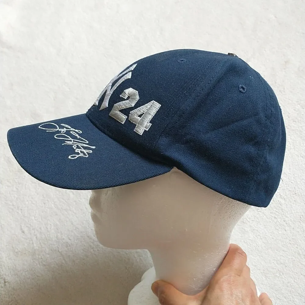 New York Yankees Hat Cap #24 Tino Martinez Embroidered Signed Michael Mark